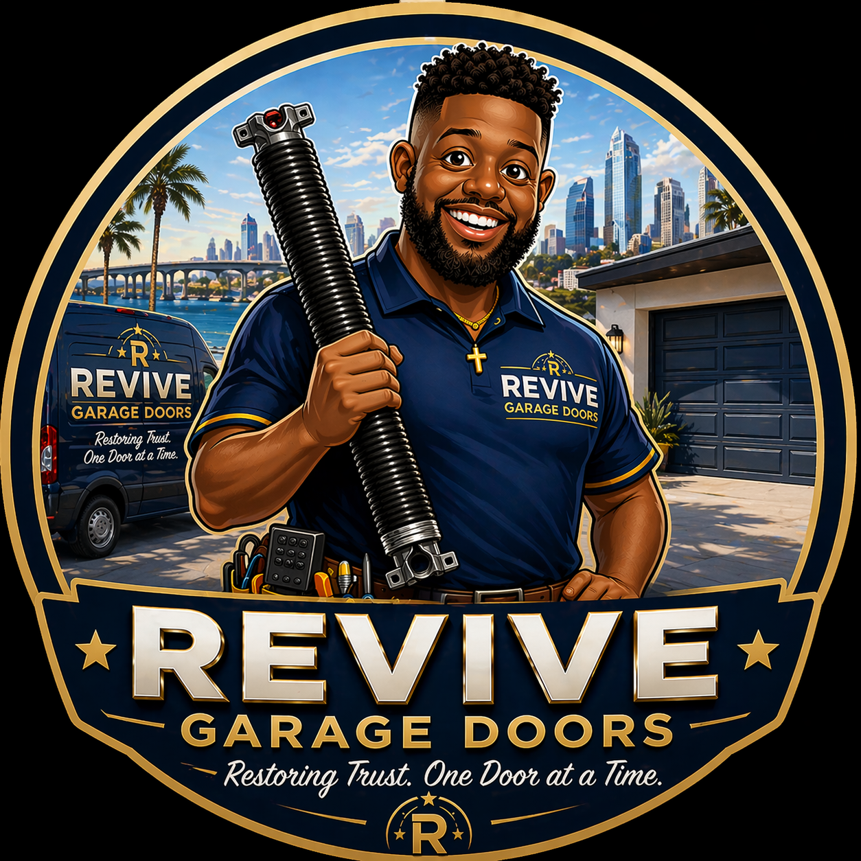 Revive Garage Doors logo